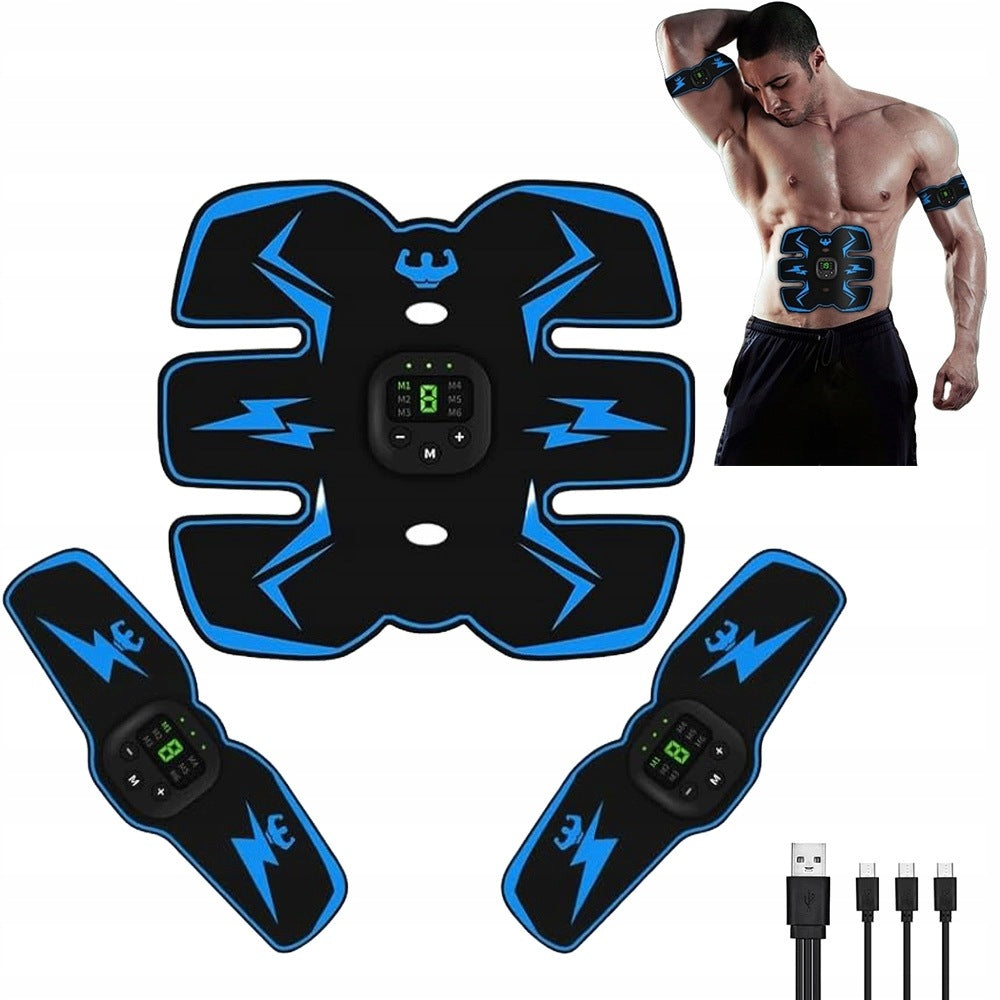 3in1 ABDOMINAL MUSCLE ELECTROSTIMULATOR EMS 6 MODES SLIMMING BELT