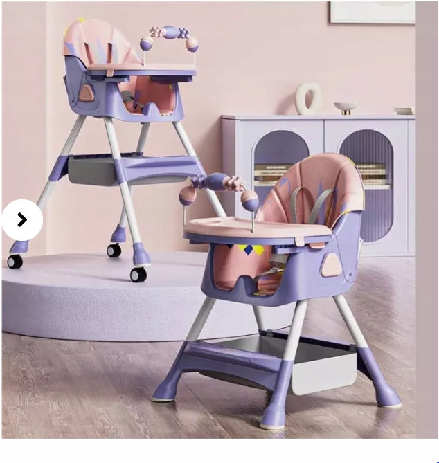 3in1 Adjustable Folding Basket Feeding Chair Tray Toy Brand Sklep K4
