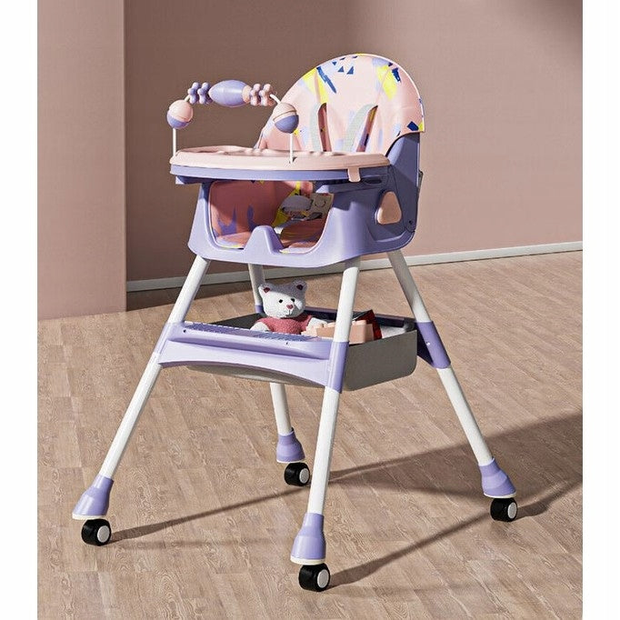 3in1 Adjustable Folding Basket Feeding Chair Tray Toy Manufacturer code krzesełko 5c-3bl