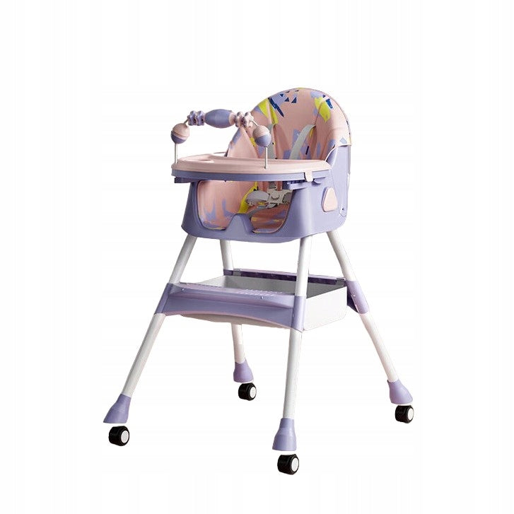 3in1 Adjustable Folding Basket Feeding Chair Tray Toy