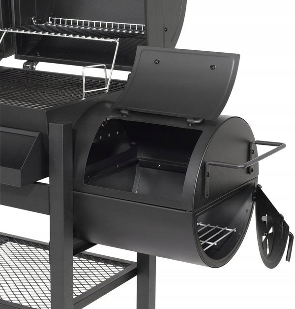 3in1 CARBON GAS GRILL EL FUEGO COMBIGRIL + CAST IRON SMOKER PLATE Grill height 1 cm