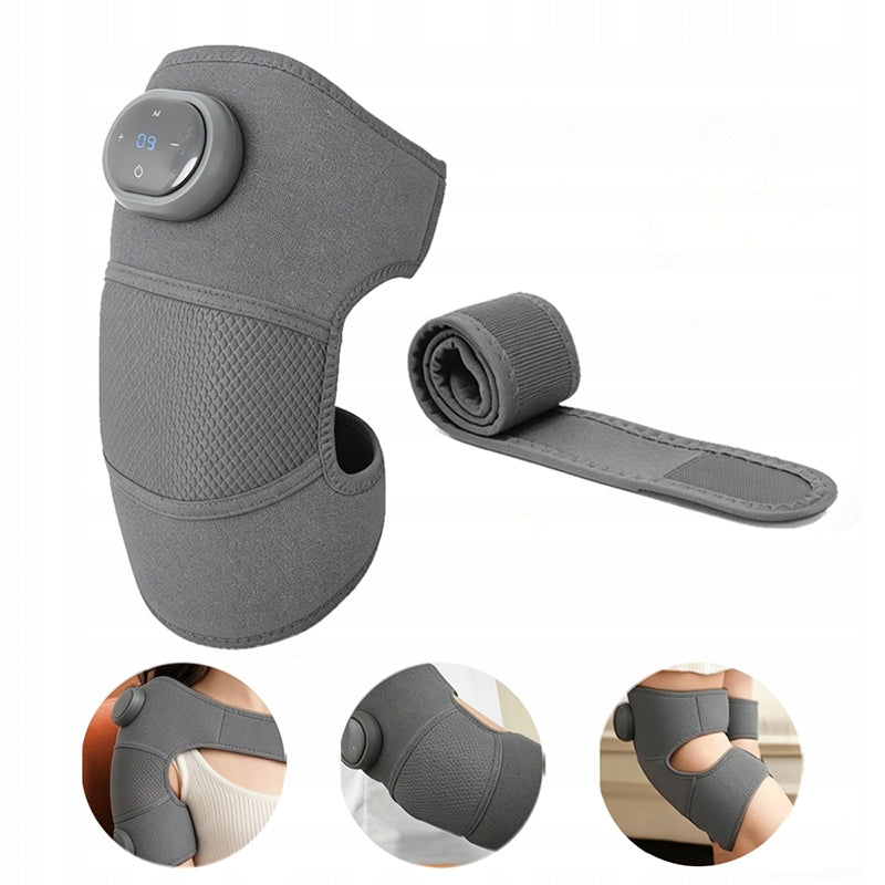 3in1 Elbow and Shoulder Massager with Heating and Vibration Color Grey