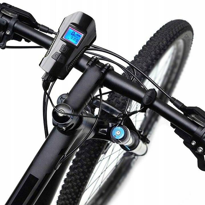 3in1 LED BICYCLE LIGHT COUNTER Km HORN BICYCLE Manufacturer code LAMPA Z FUNKCJA KICZNIKA + KLAKSON