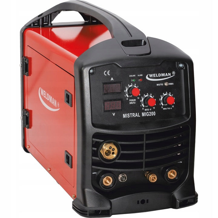 3in1 MIG 200A TIG MMA Weldman FLUX migomat welding machine Brand Weldman