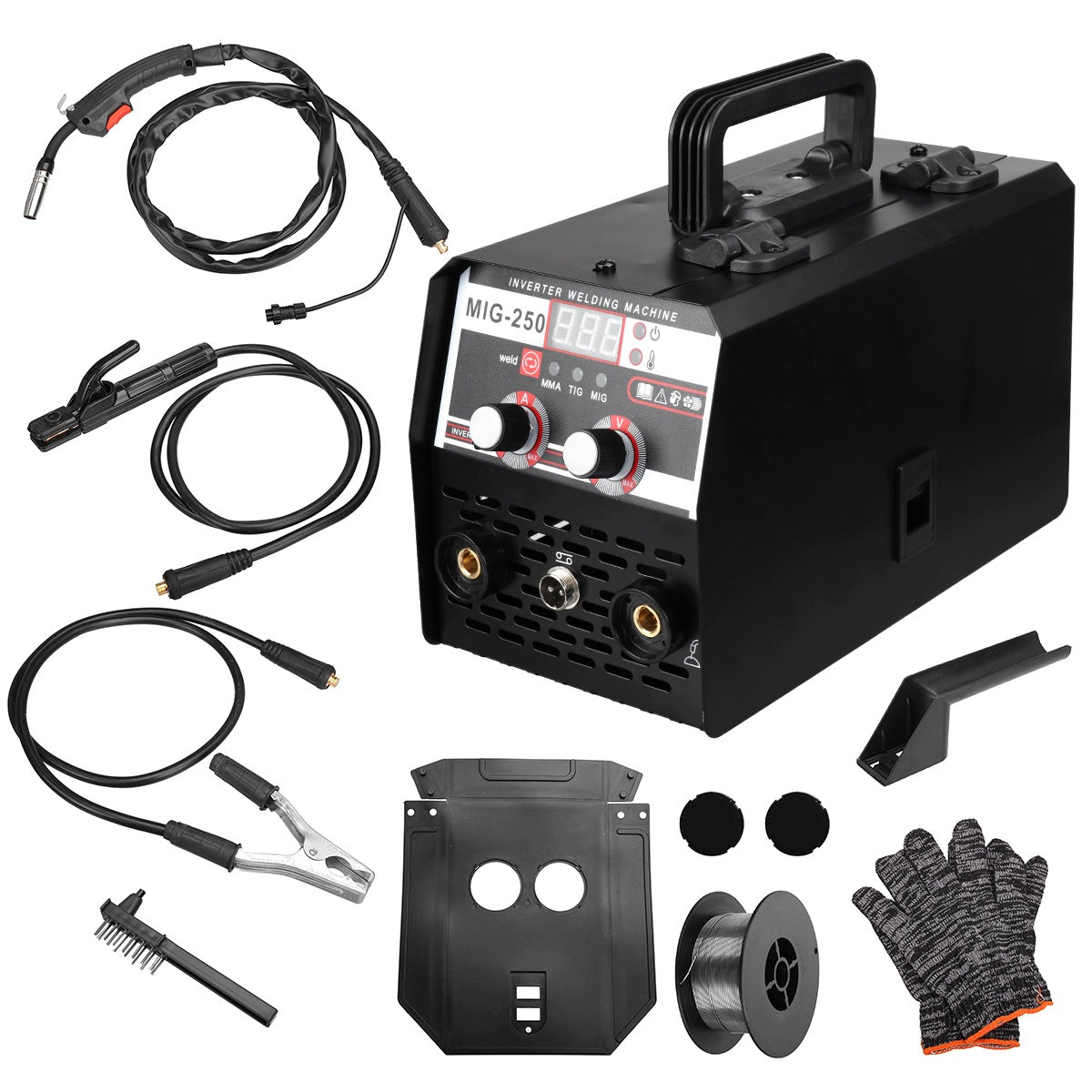 3in1 MIG TIG MMA 200A LED Gas/Gazless Inverter Welding Machine with EU Plug Brand no brand