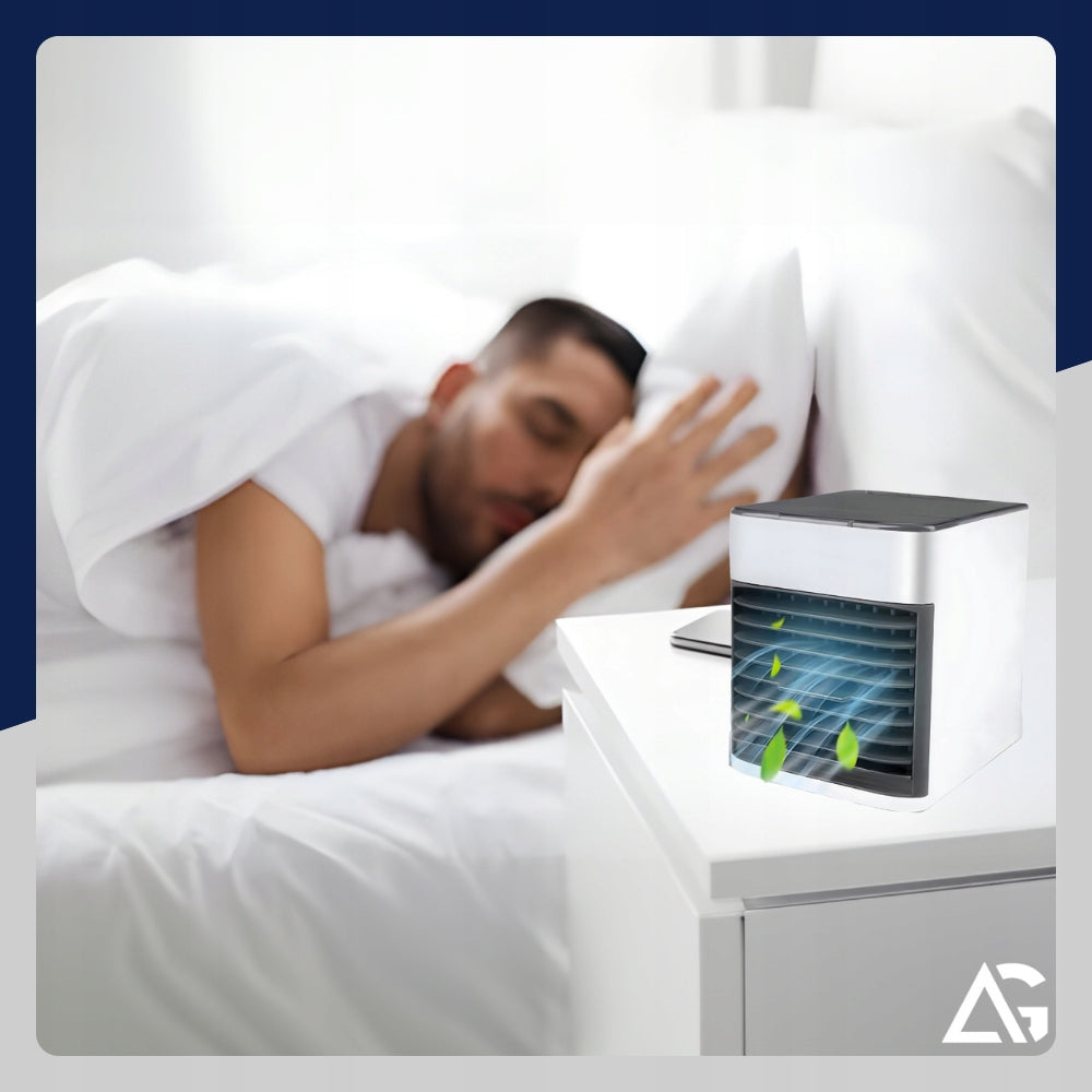 3in1 Portable Desk Water Air Conditioner Ice USB LED 7W ARSA GO SMALL WATER Efficiency 5 kW