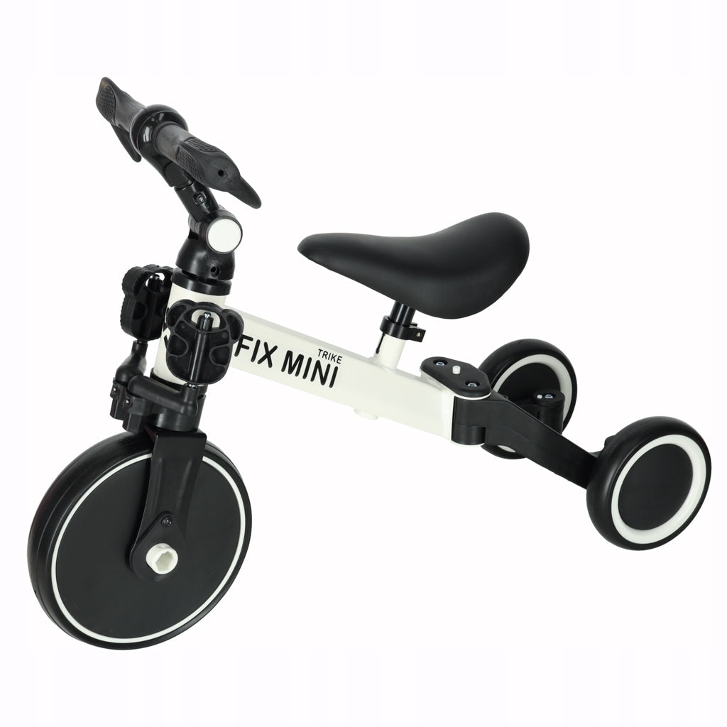 3in1 Tricycle Running Bike With Pedals Ride-On Children Lightweight White Frame size 12"