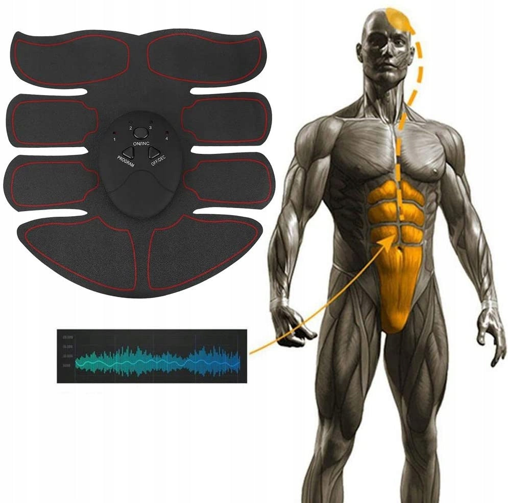 3in1 set ABS belly thigh muscle stimulator trainer Kind electrical muscle stimulator