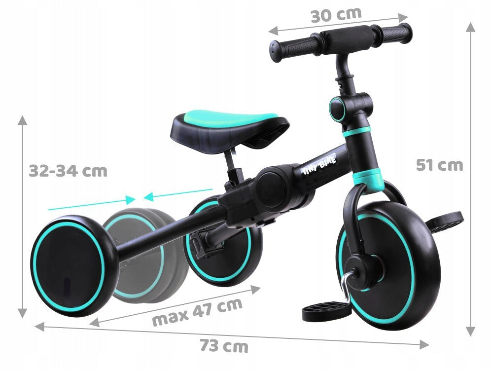 3in1 tricycle + balance bike and rider TINY BIKE SP0663 Manufacturer code 5905258512587