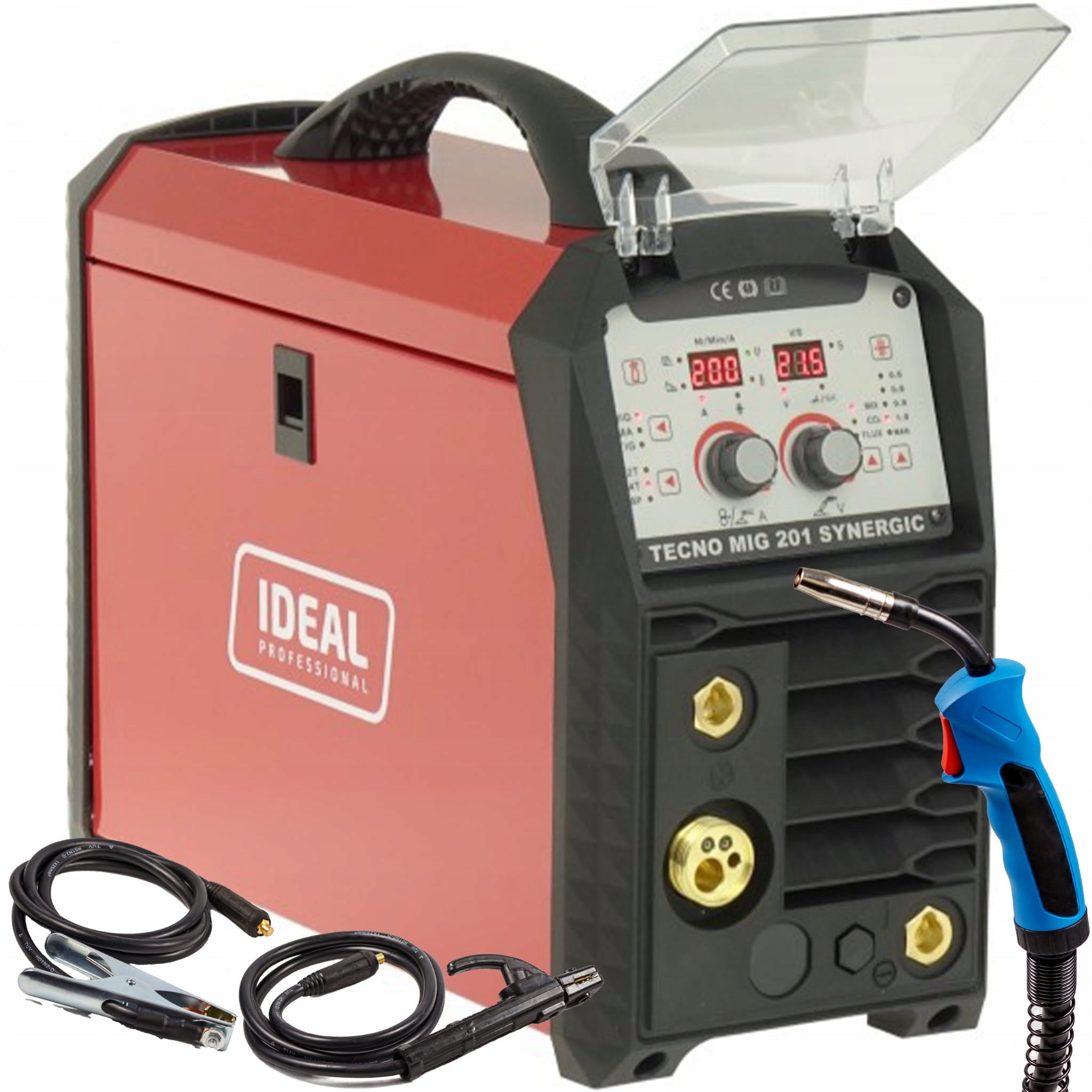 3in1 welder IDEAL MIG 201 MMA Synergy MIGOMAT SET Brand IDEAL