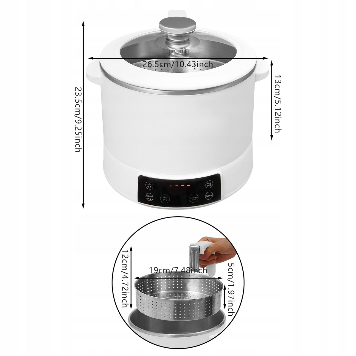 3l Rice Cooker with Low Sugar Function for Home Adjustable Power EAN (GTIN) 751591580685
