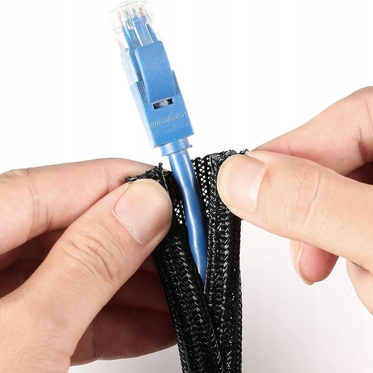 3m x 13mm Black Cable Sleeve, Wire Protector & Organizer, Cable Wrap EAN (GTIN) 8901606631198
