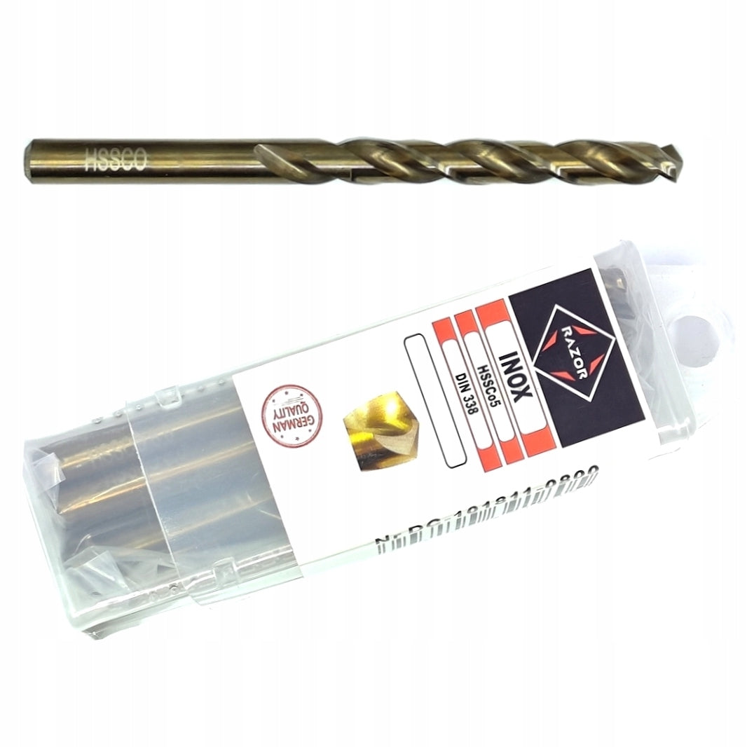 3mm HSS-Co 5% COBALT METAL DRILL BIT FOR INOX CAST IRON STEEL Packaging status original