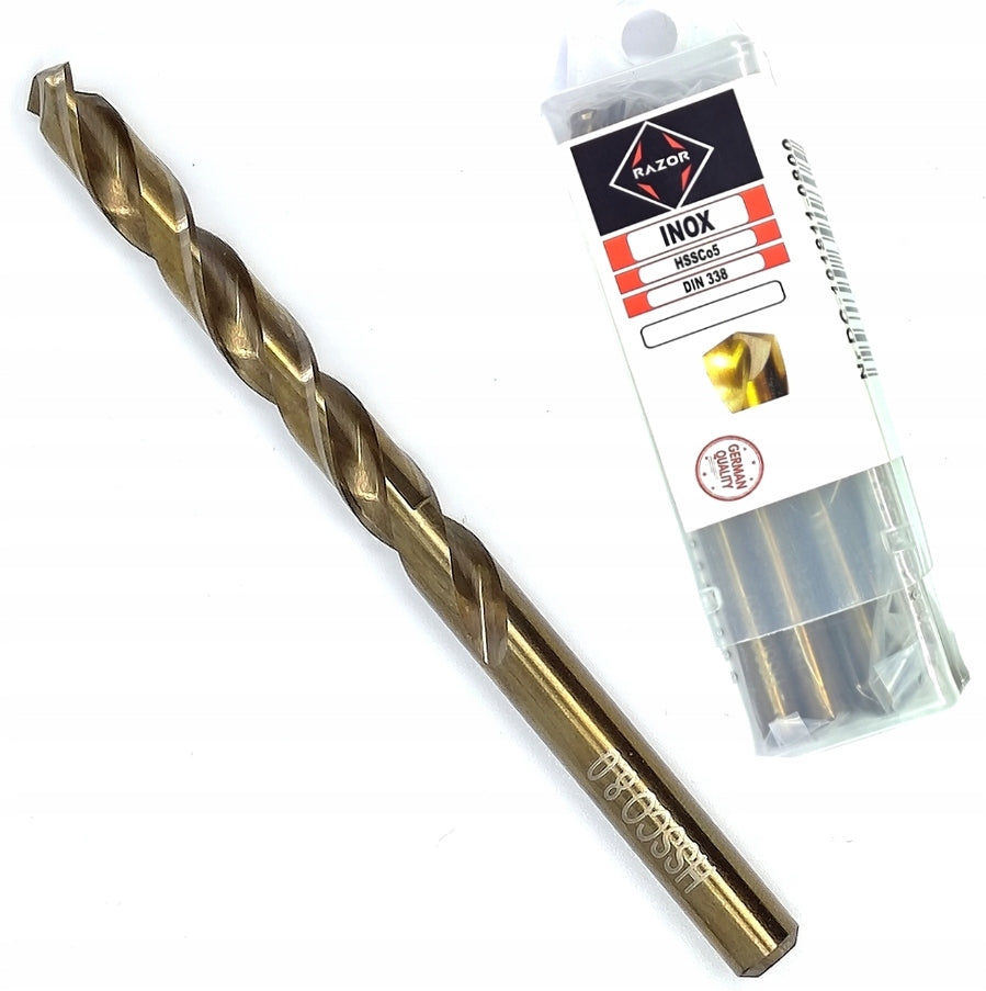 3mm HSS-Co 5% COBALT METAL DRILL BIT FOR INOX CAST IRON STEEL