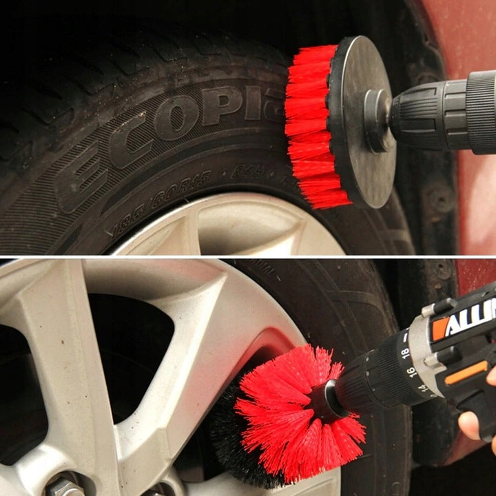 3pcs BRUSH NYLON BRUSHES FOR DRILL FOR CLEANING RUG RIMS Product weight with unit packaging 2 kg