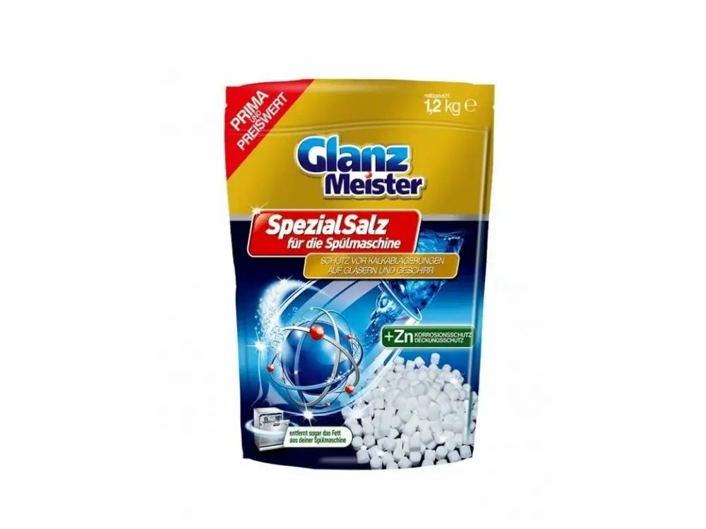 3pcs Dishwasher Salt Glanzmeister 1,2kg Stone Protection