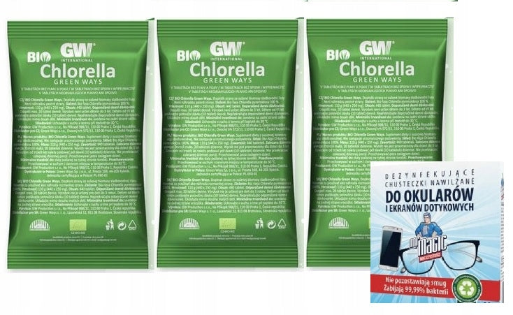 (3x 110g) Chlorella Pyrenoidosa Green Ways 1320pcs.330g Green