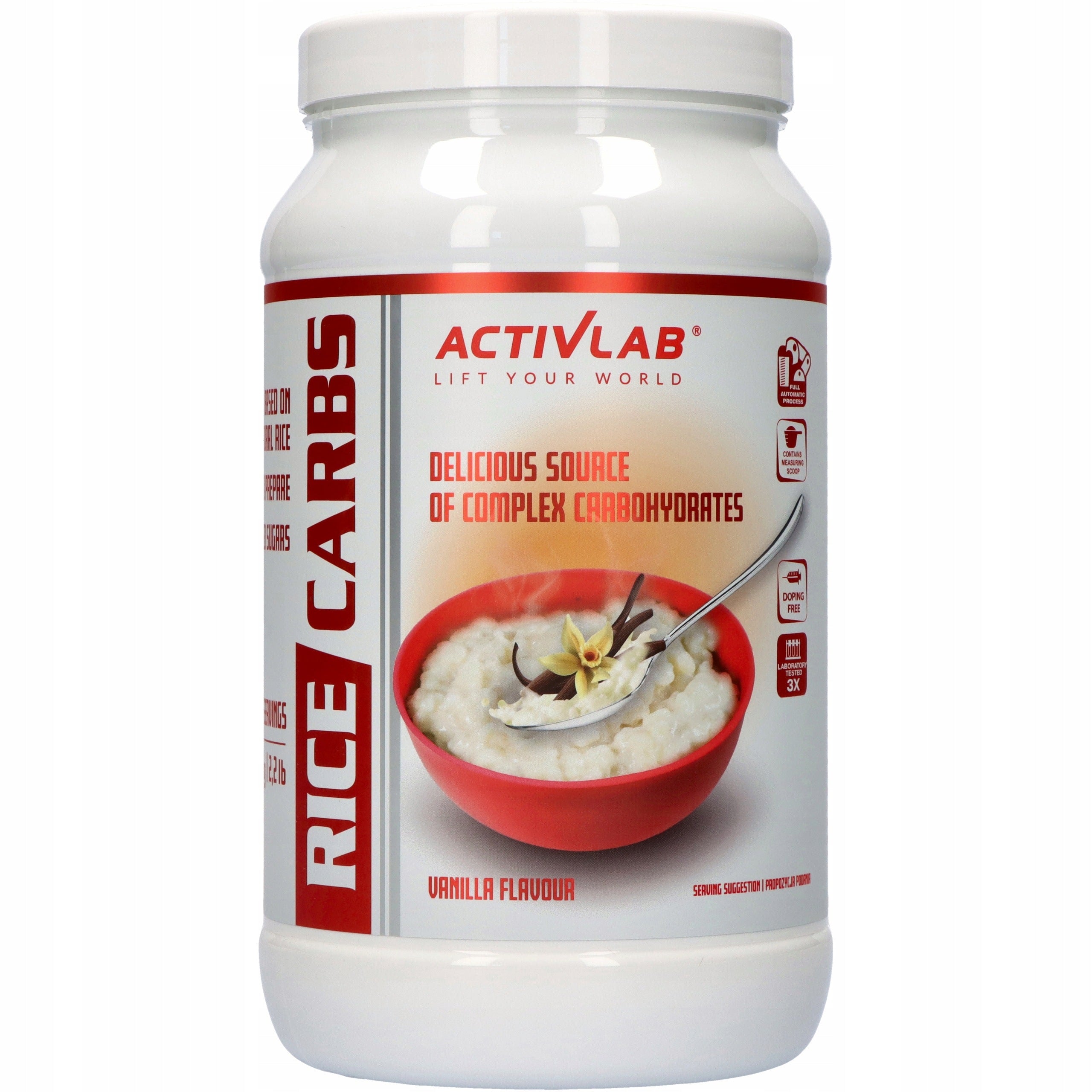3x ACTIVLAB Rice Carbs Rice Stick 1000g Glycogen Supplement Carbohydrate Brand Activlab