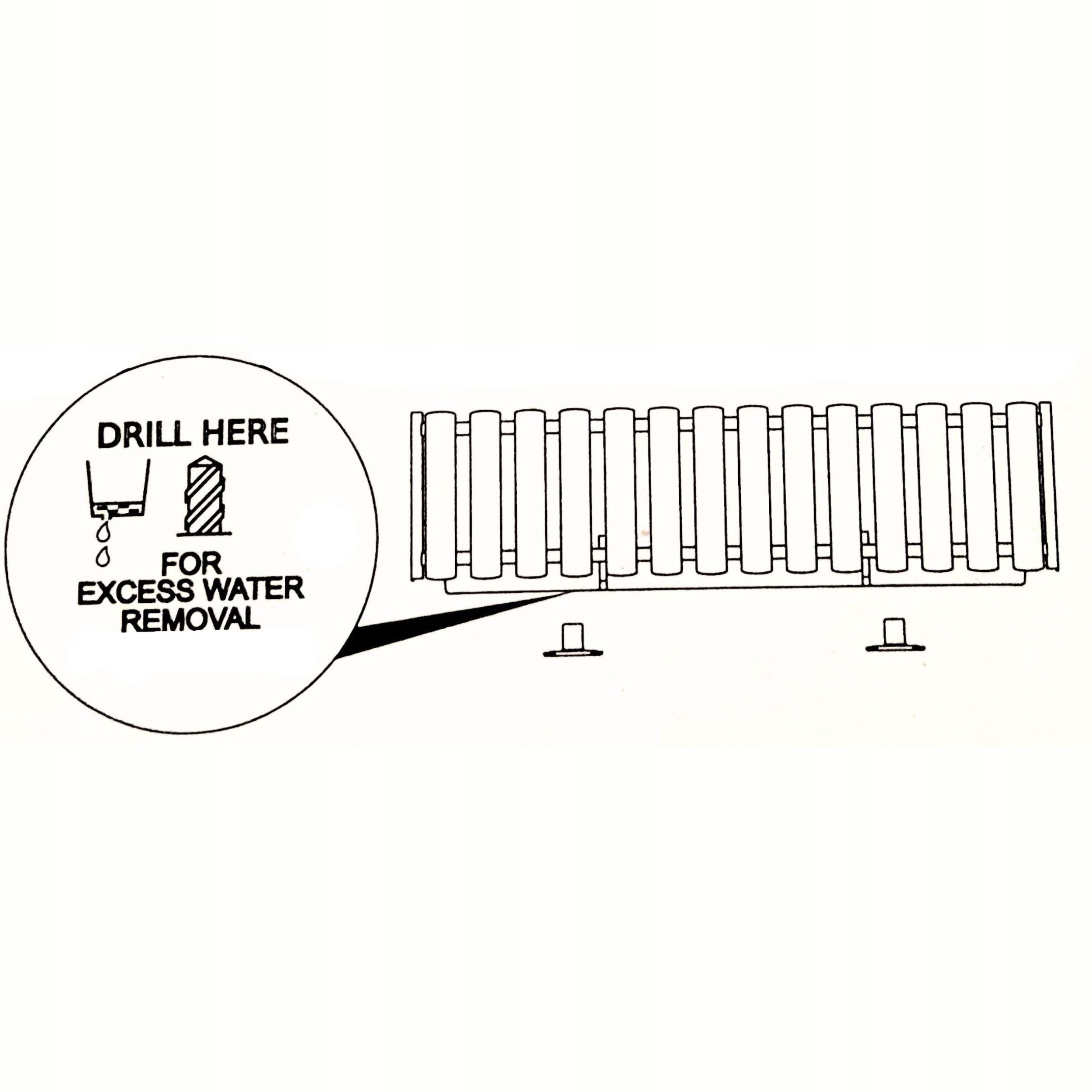 3x Balustrade box DDEF600W Balcony flowerpot + expanded clay 3l Weight 4.5 kg