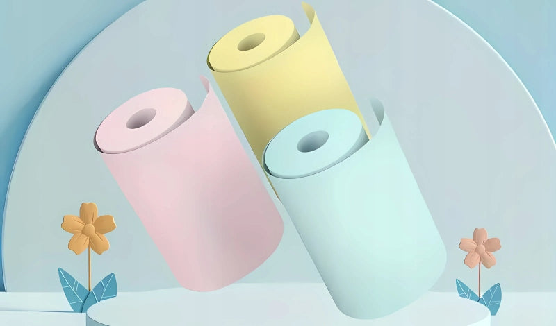 3x COLOR PAPER FOR MINI PRINTER PRINTERS ROLLS COLOR THERMAL CARTRIDGE Manufacturer Condenssa