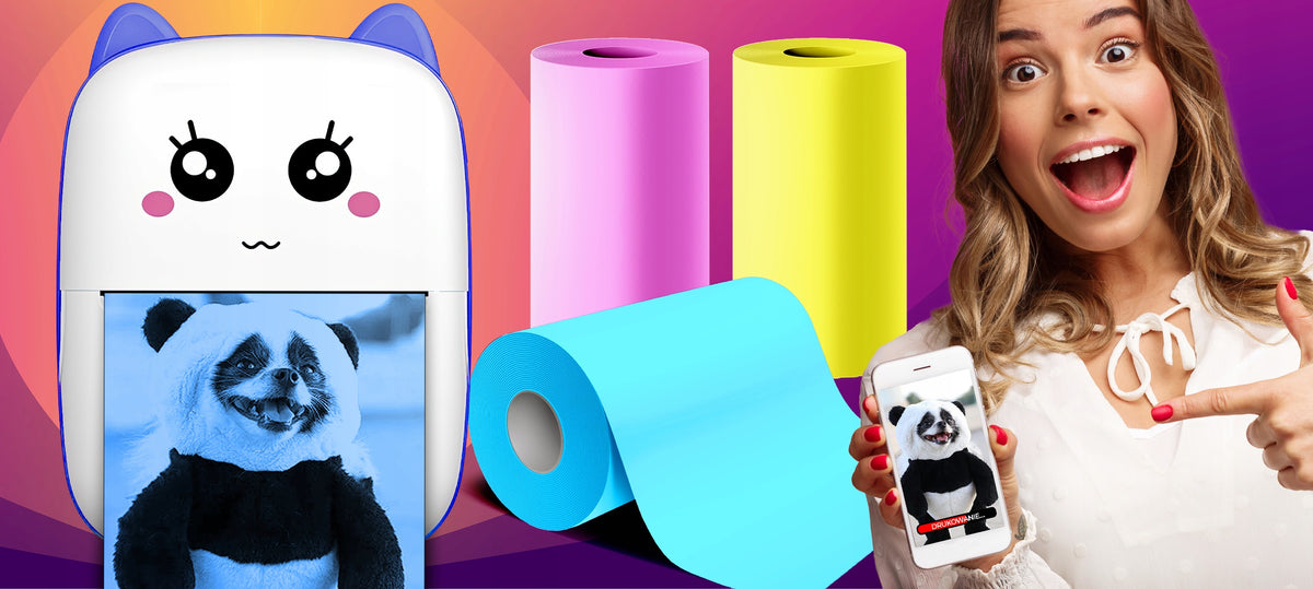 3x COLORED PAPER ROLLS CARTRIDGES FOR THERMAL PRINTER PRINTING Manufacturer code ROLKI KOLOROWE WKŁADY DO DRUKUSIA APARATU