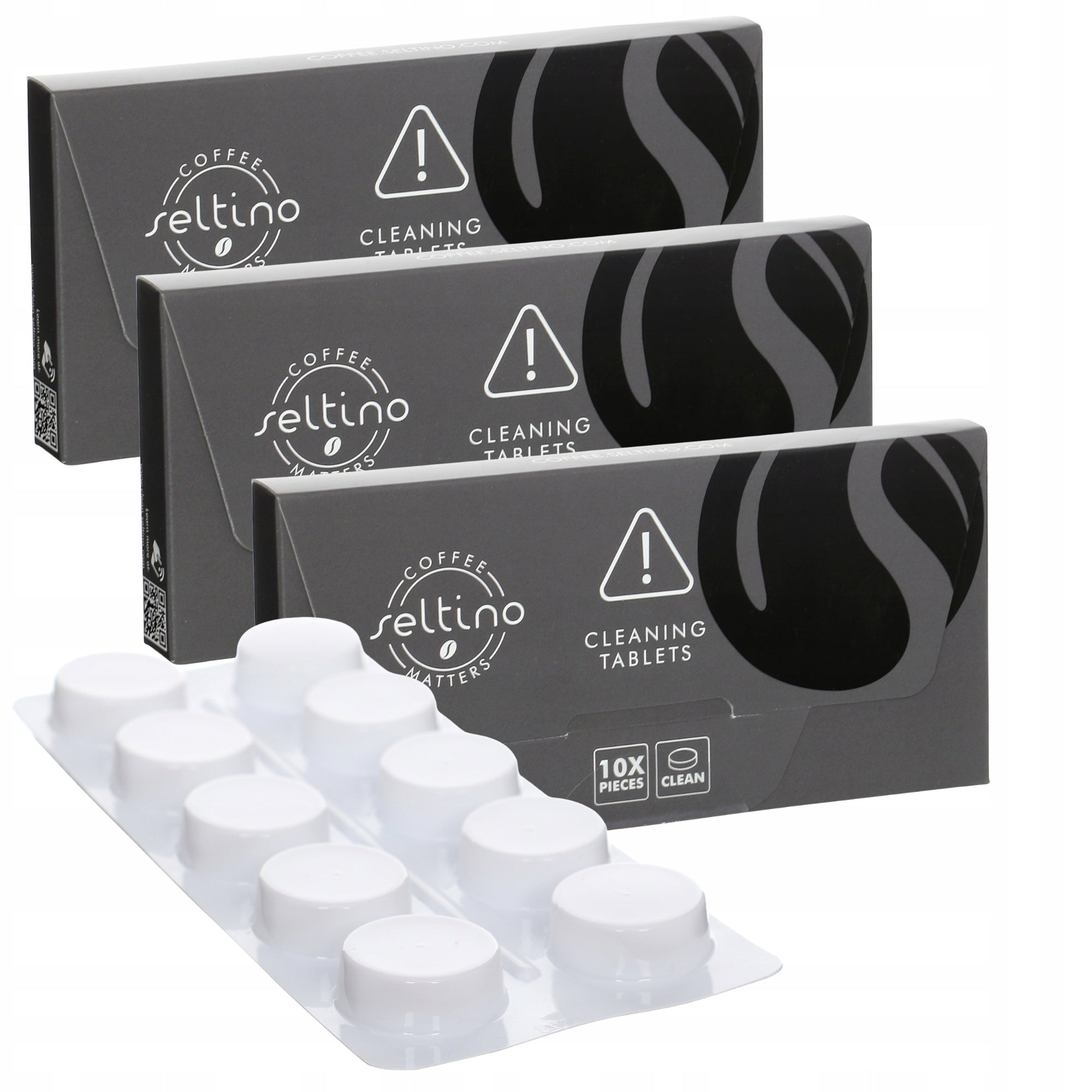 3x Degreasing Cleaning Tablets for espresso machine and household appliances 10 x 1,6g