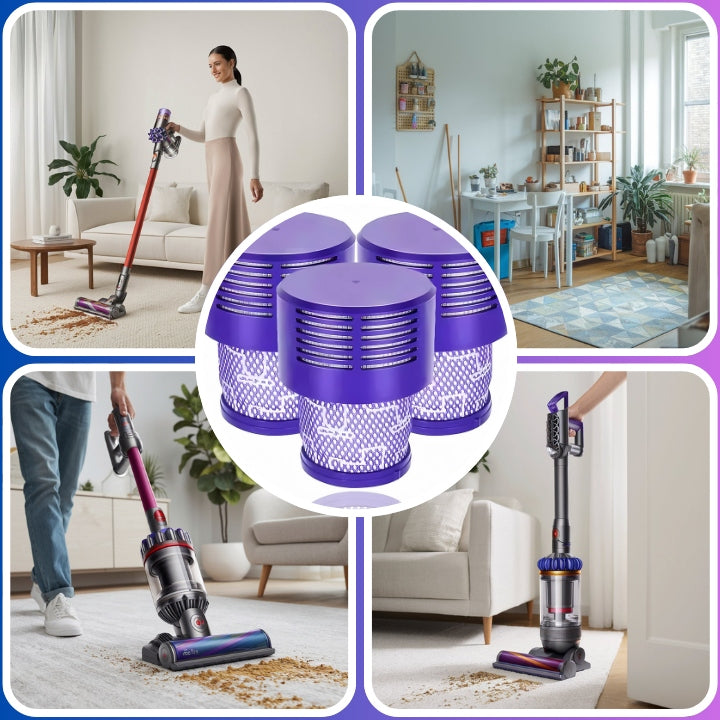 3x Dyson V10 Sv12 Absolute Animal Total Clean Vacuum Cleaner Washable Filter Packaging status original