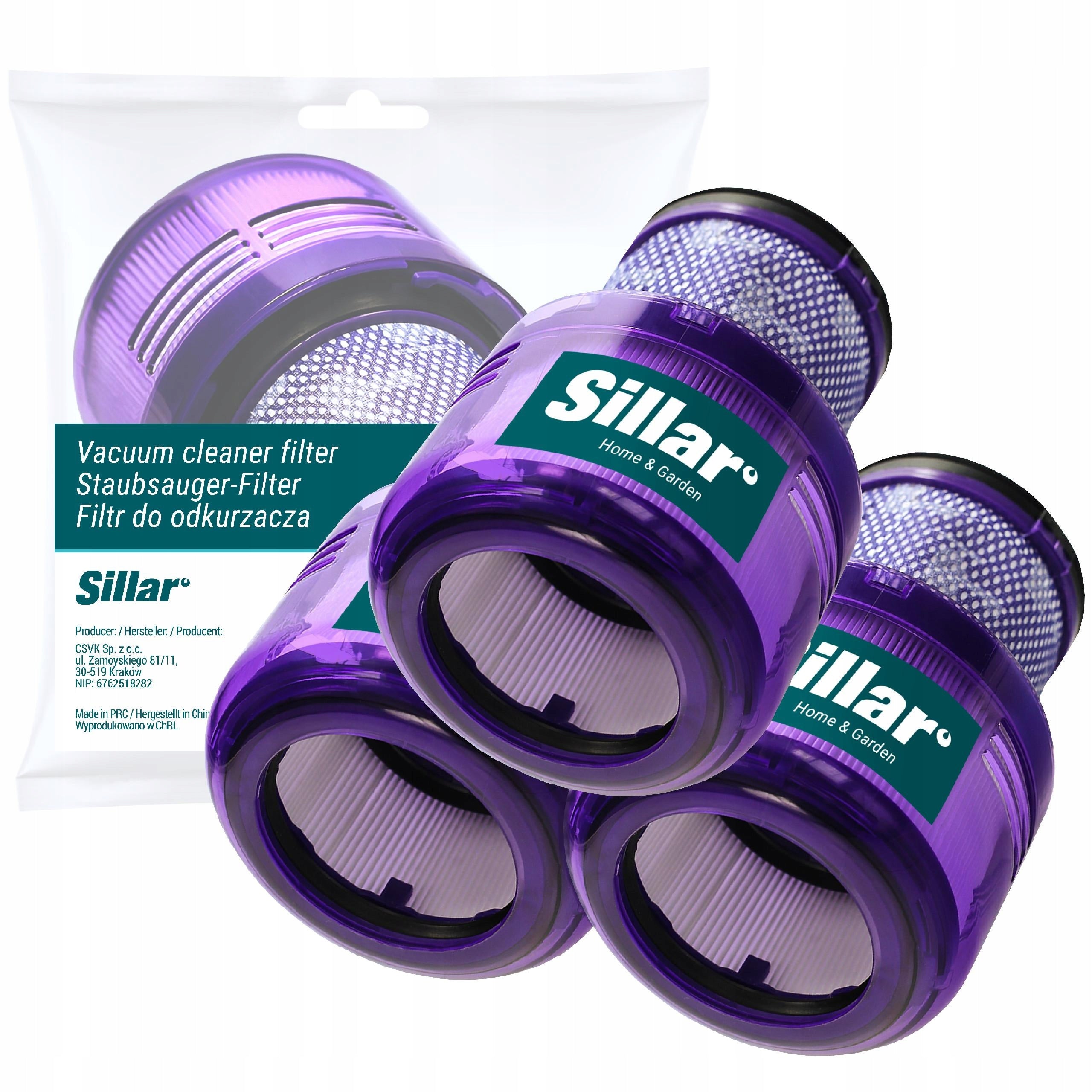 3x FILTERS WASHABLE FILTER FOR VACUUM CLEANER DYSON V11 V15 DETECT ABSOLUTE PRO