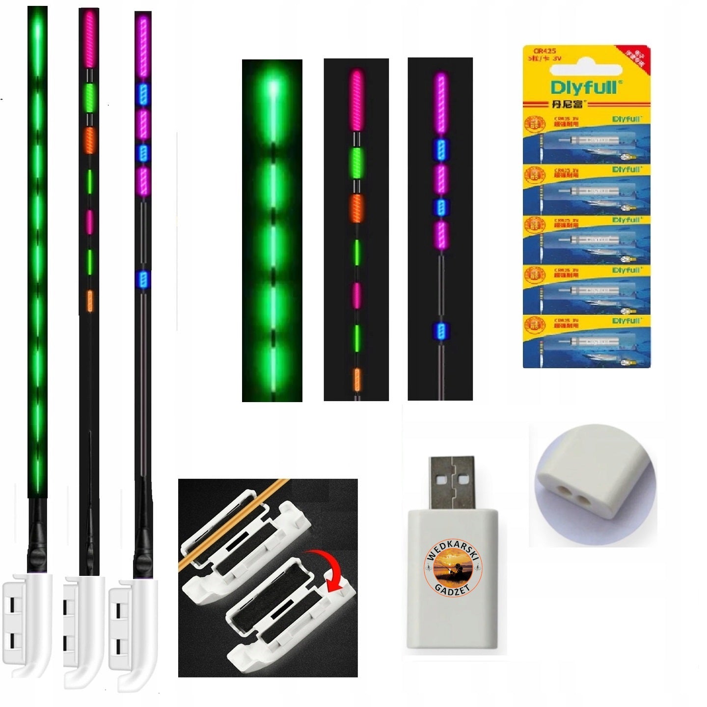 3x Feeder Indicator - Vibrating Peak + Charger + 5 Batteries