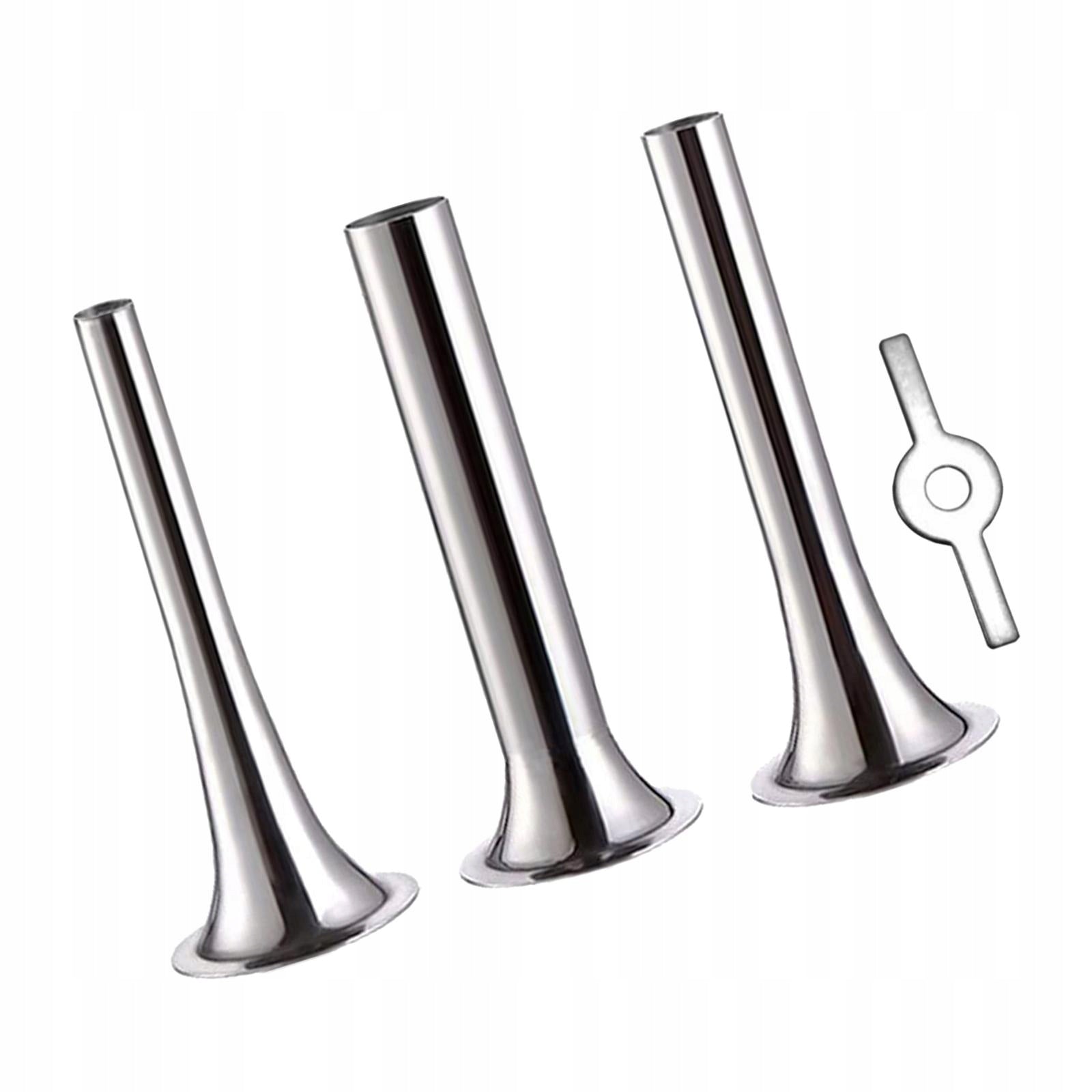 3x Funnels Attachment Homemade Sausage Stuffer Funnels Sausage Stuffer for Packaging status original