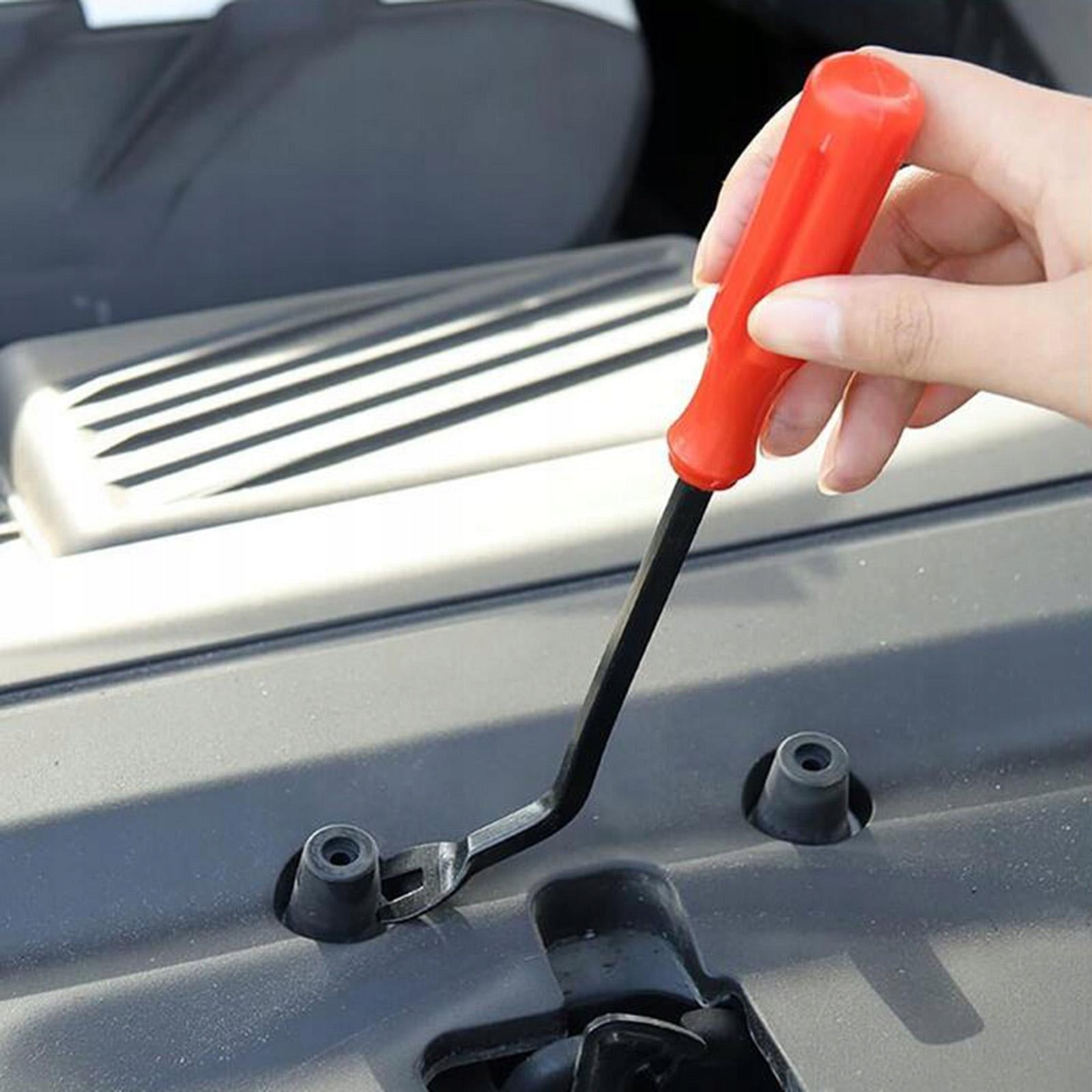 3x Generic Car Door Panel Removal Tool Fastener Removal Trim Tool for Easy Packaging status original