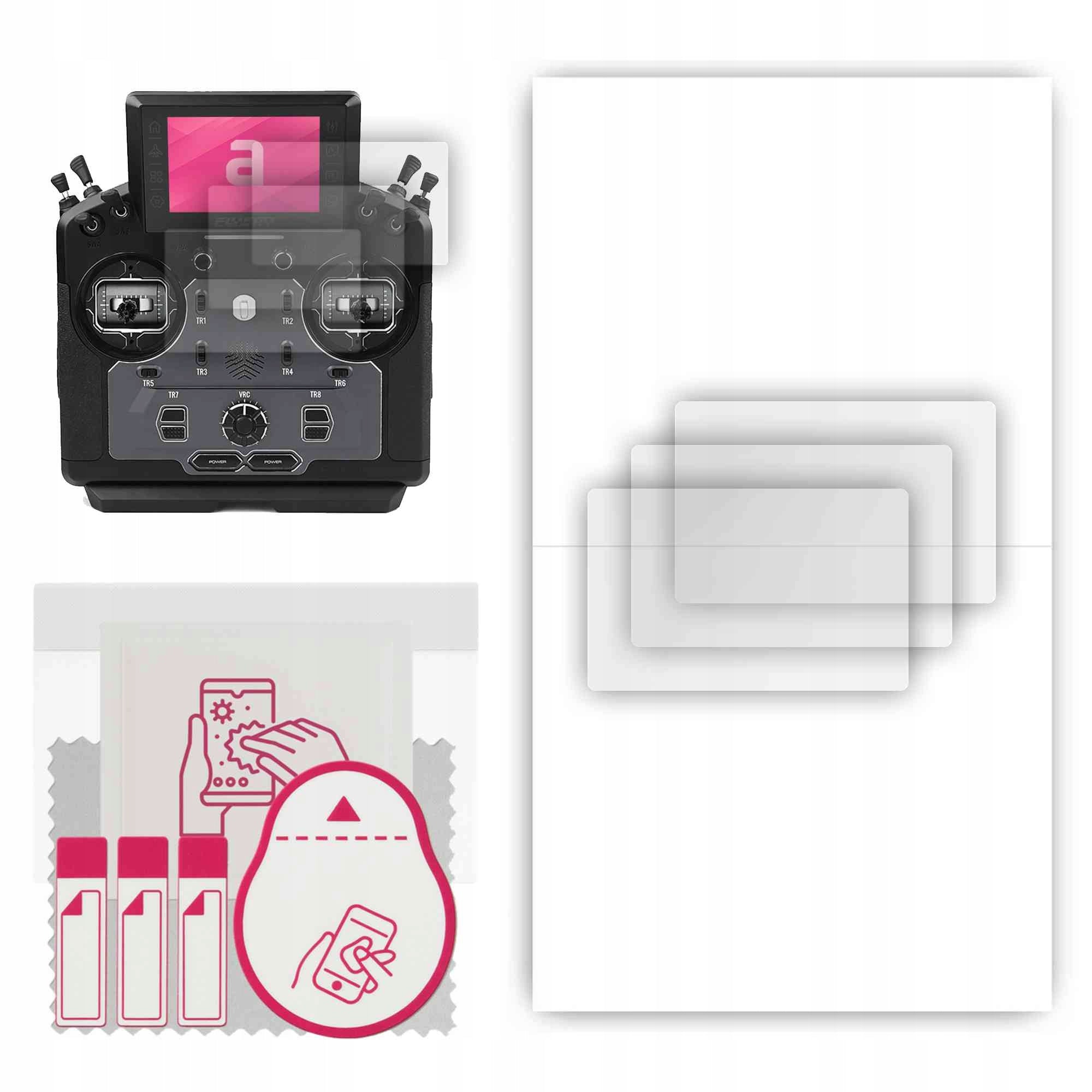 3x Hydrogel protective film for FlySky Paladin PL18 Lite