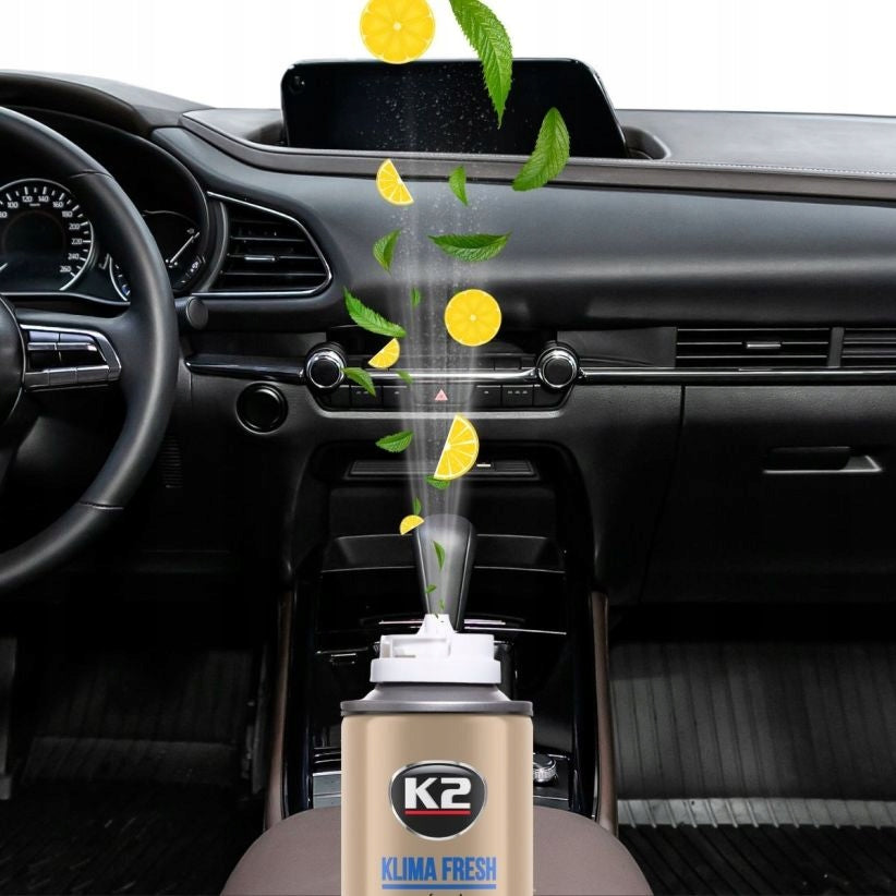 3x K2 KLIMA FRESH LEMON FOR AIR CONDITIONING CLEANING + AIR SUPPLY CLEANER EAN (GTIN) 5907255074235