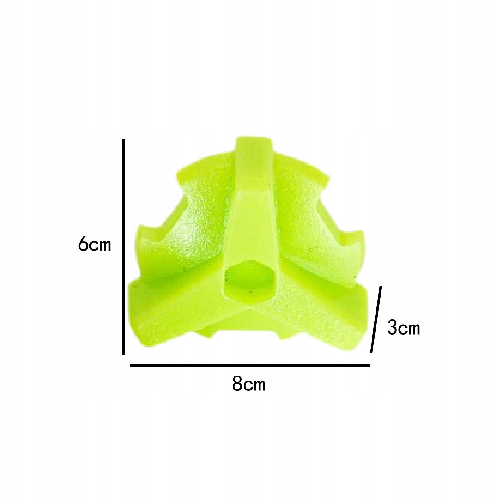 3x Motorcycle Helmet Screws PC Premium Outdoor Fasteners Universal green Manufacturer no brand