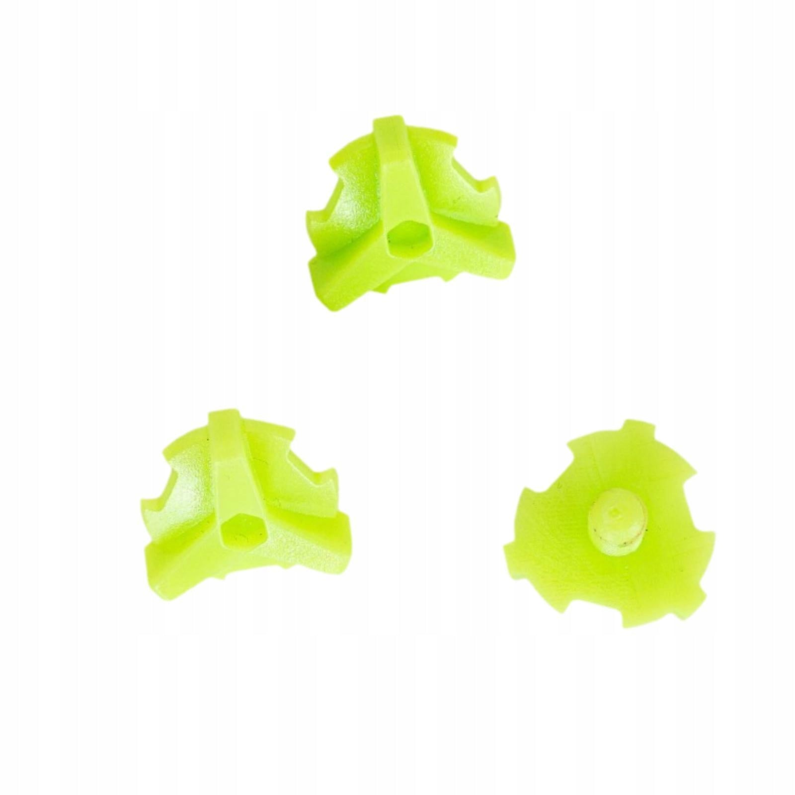 3x Motorcycle Helmet Screws PC Premium Outdoor Fasteners Universal green