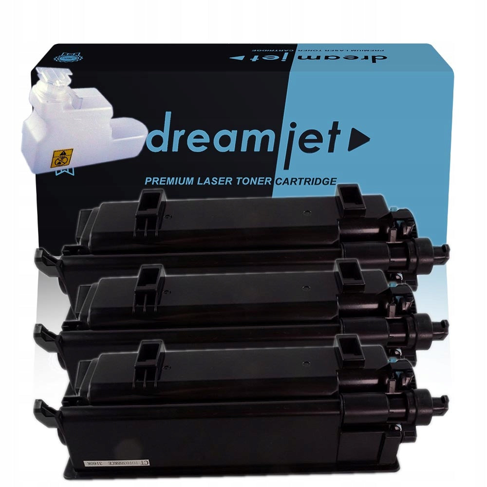 3x Toner cartridge for KYOCERA TK3160 EcoSys P3145DN P3050DN