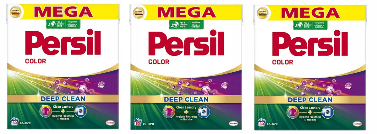 3x Washing Powder Persil Color Colors 80 Washes 4,4kg