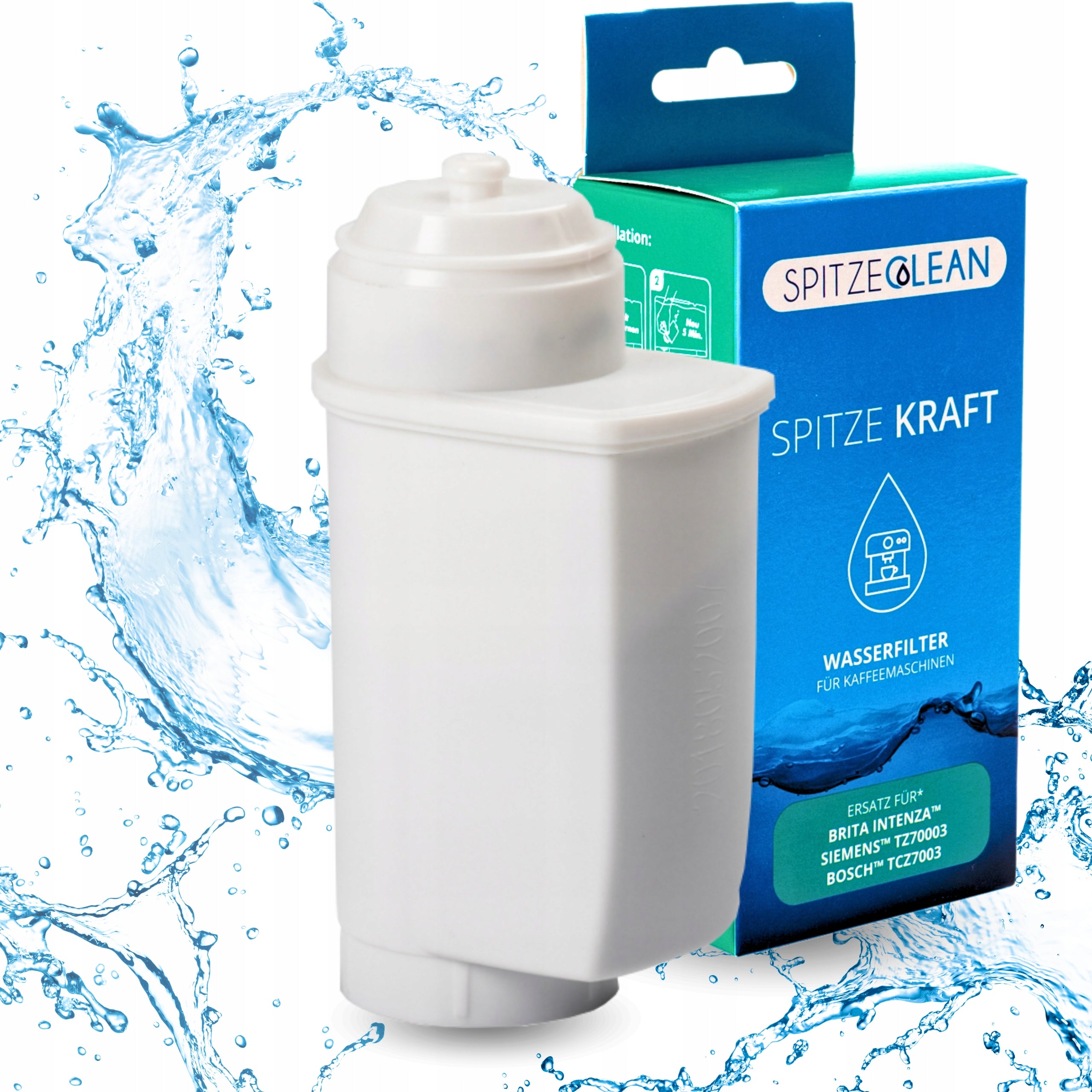 3x Water Filter for Siemens EQ, Philips, Neff Descaler + Tablets Manufacturer code 3x_filtr + tabletki + odkamieniacz_250ml