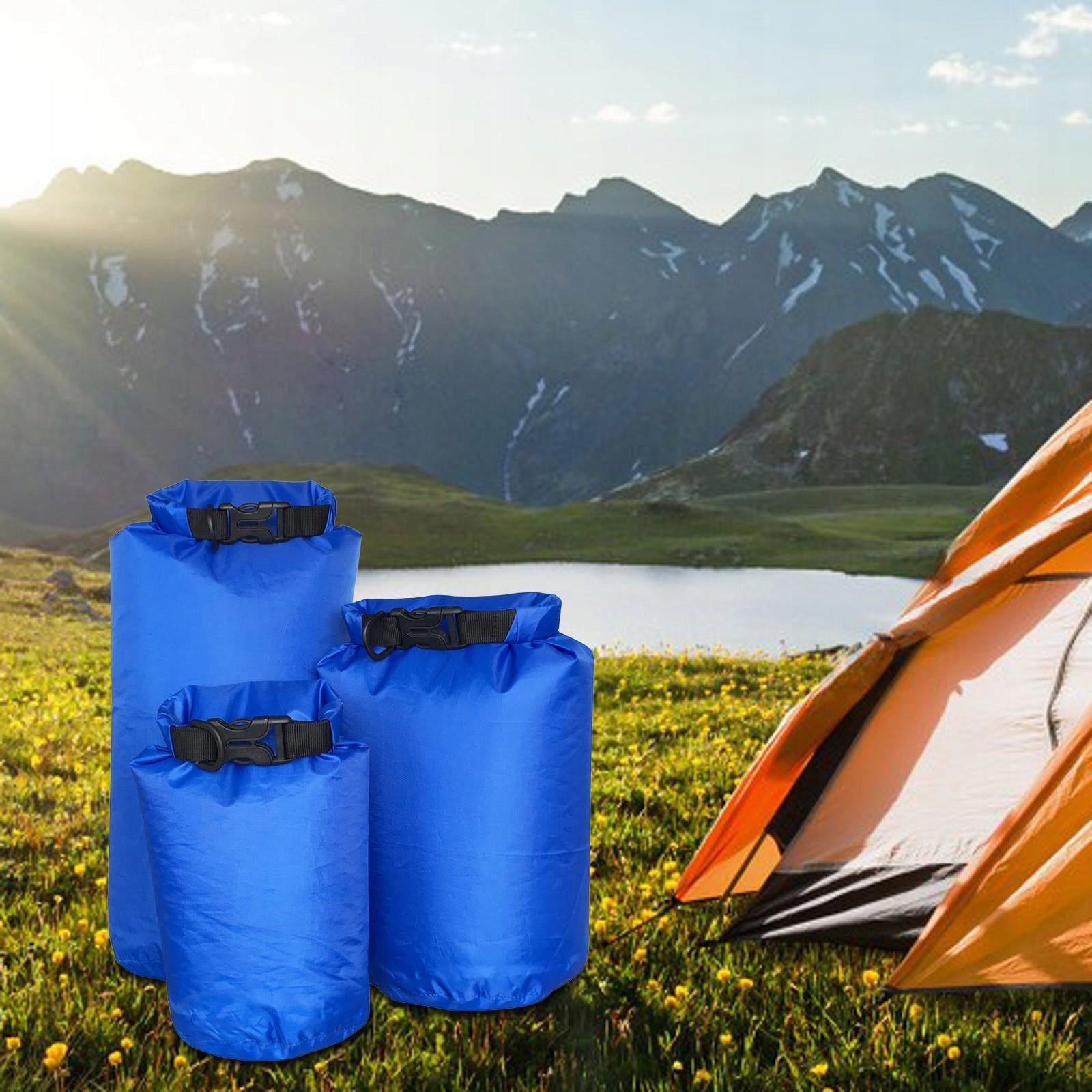 3x Waterproof Dry Bag Heavy Duty Storage Sack Rolled Top Airtight Floating Material other