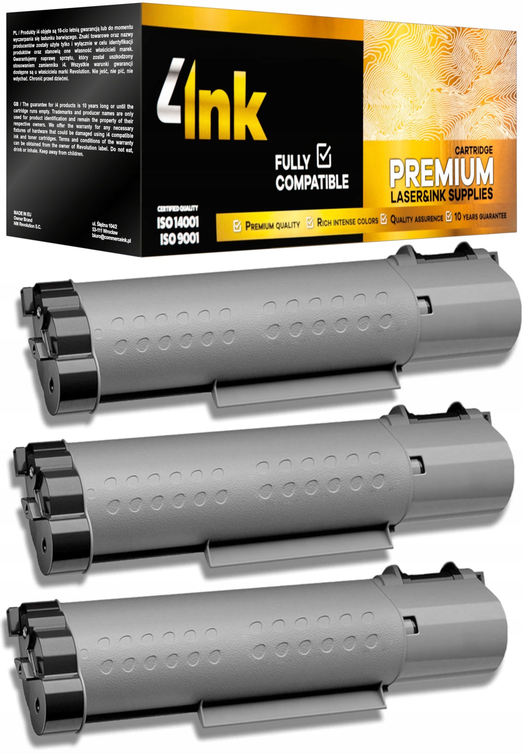 3x XL TONER FOR BROTHER HL-B2080DW DCP-B7520DW MFC-B7715DW PRINTER
