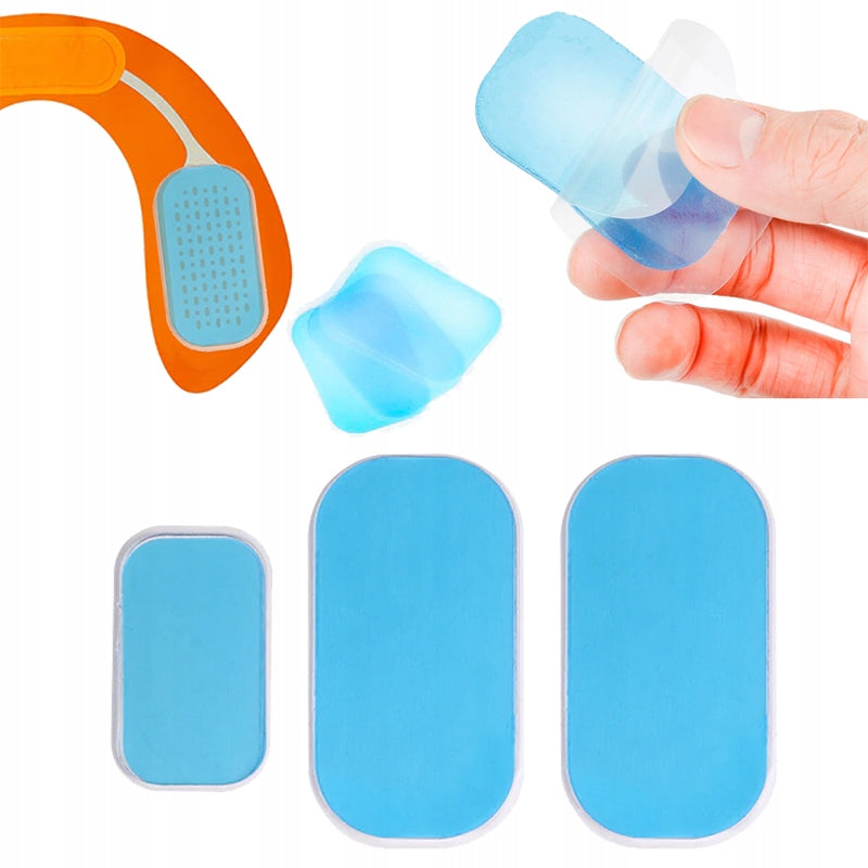 3x adhesive gel pads for EMS electrostimulator massager gel pads