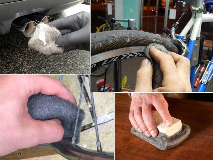 3x150 Steel Wool for Polishing Grinding Metals Fine Medium Thick EAN (GTIN) 5907621806835