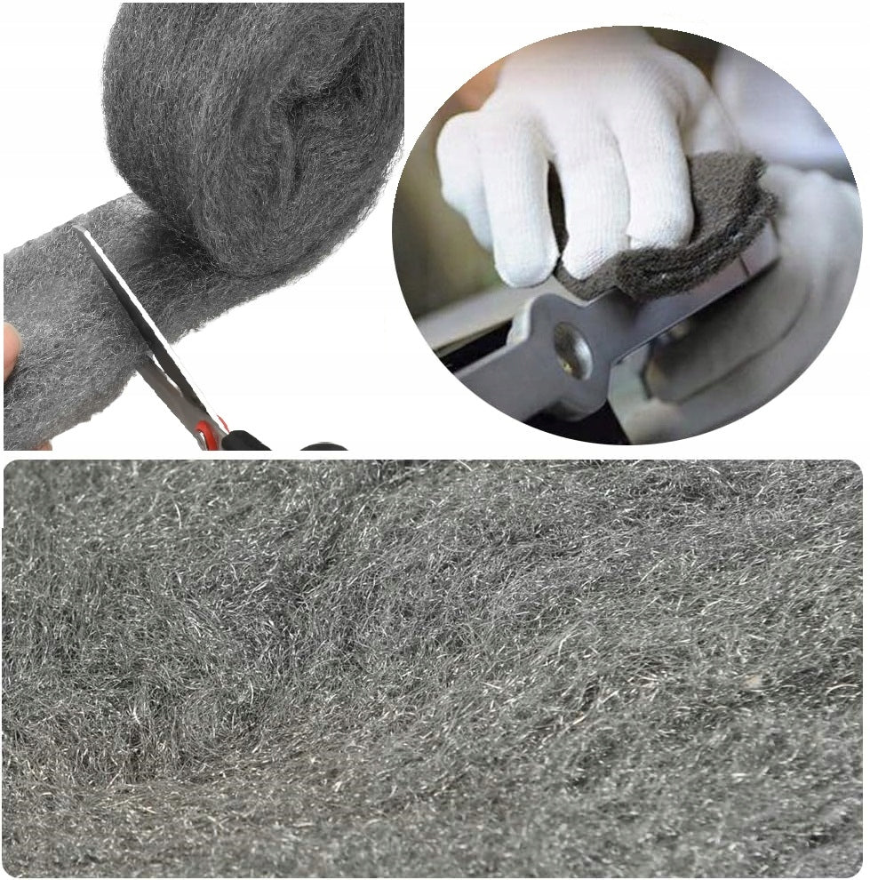 3x150 Steel Wool for Polishing Grinding Metals Fine Medium Thick Manufacturer code 5907621806835