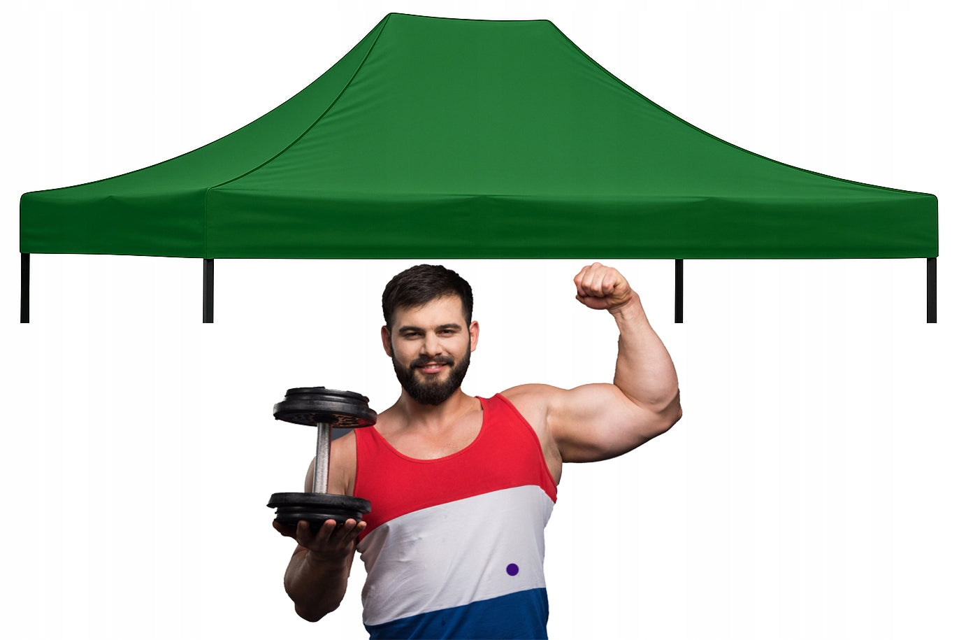 3x4,5 THICK ROOF PLATING COMMERCIAL TENT Garden PAVILION Cover