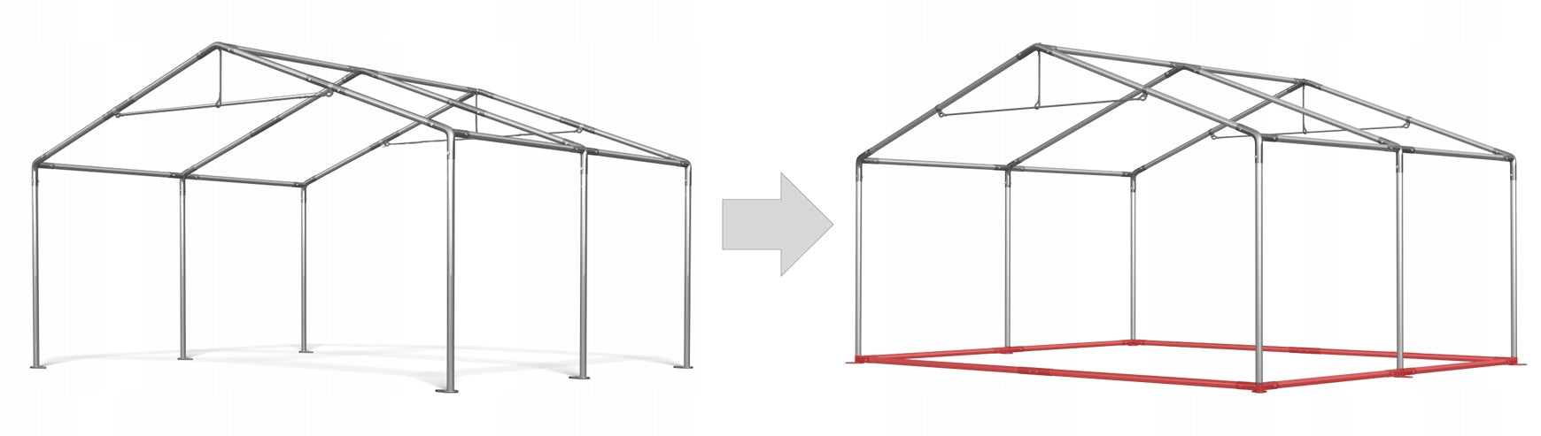 3x4 Tent Reinforcement Baseboard Frame Number of windows none