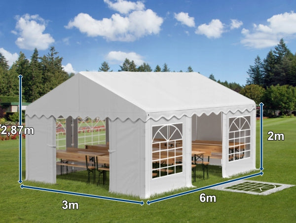 3x6 Party Garden Tent - VARIOUS COLORS + FREEBIE Type tent