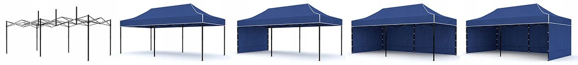 3x6 m commercial tent garden tent pavilion Length 6 m