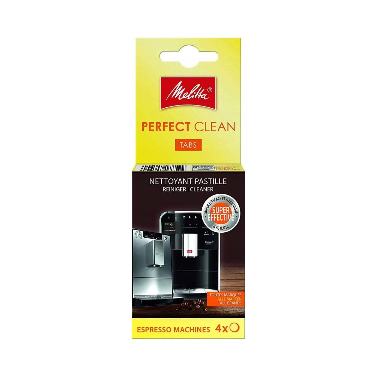 3xTablets for cleaning Melitta PerfectClean 4x 1,8g Manufacturer code Perfect Clean Tabs