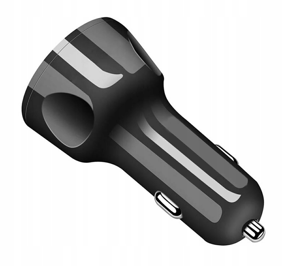 3xUSB QC FAST CHARGING CAR CHARGER QUICK CHARGE 12-24V Packaging status original