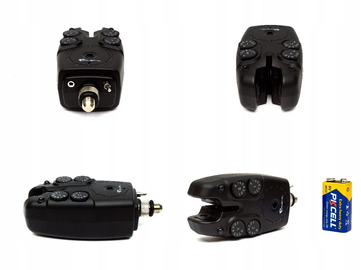 4+1 Crystal RF 1988 ROUND LED beacons. MULTICOLOR + ANTI-THEFT Model 4+1